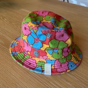 Colorful Floral Bucket Hat by Frankies Bikinis - could be worn by guy or gal